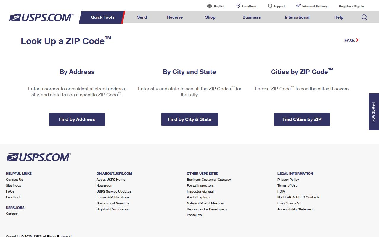 Dearborn Heights ZIP code directory USPS address and ZIP lookup interface